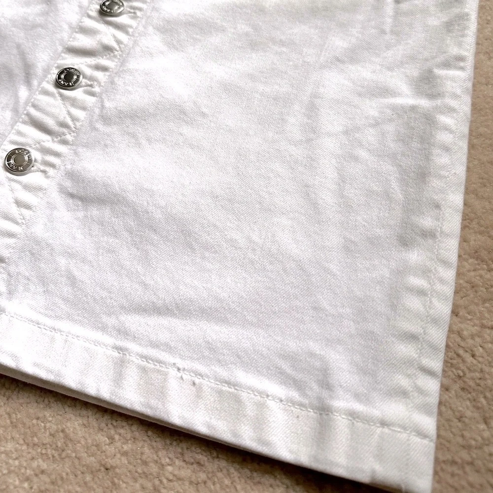J. Crew Button Front Denim Skirt